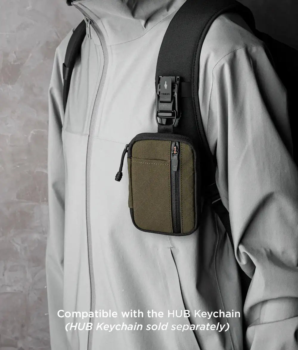 Hub Pouch Pro | Green Axogrid