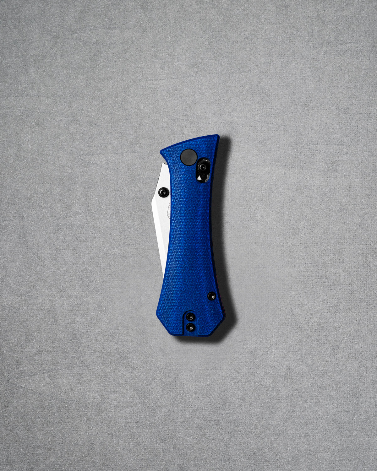 Coffin Tanto Deadhead Crossbar | Blue Micarta + 14C28N