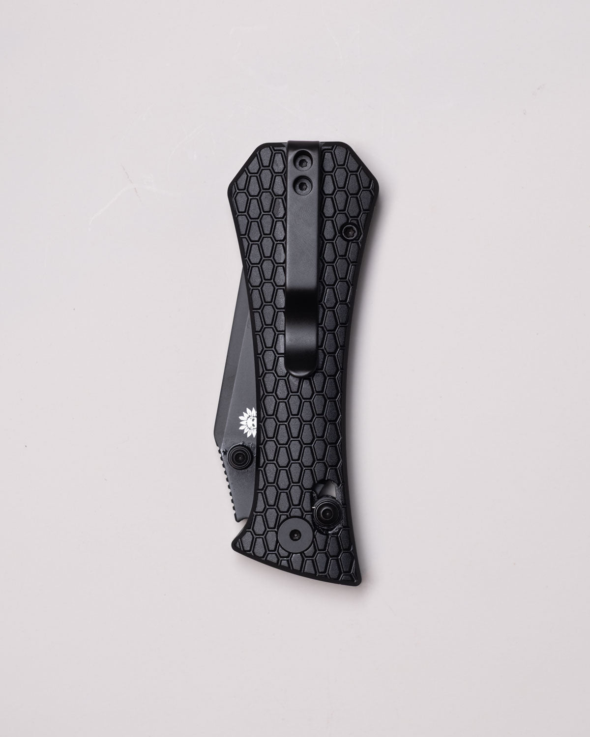 Coffin Tanto Deadhead Crossbar | Black Aluminium + Black PVD 14C28N