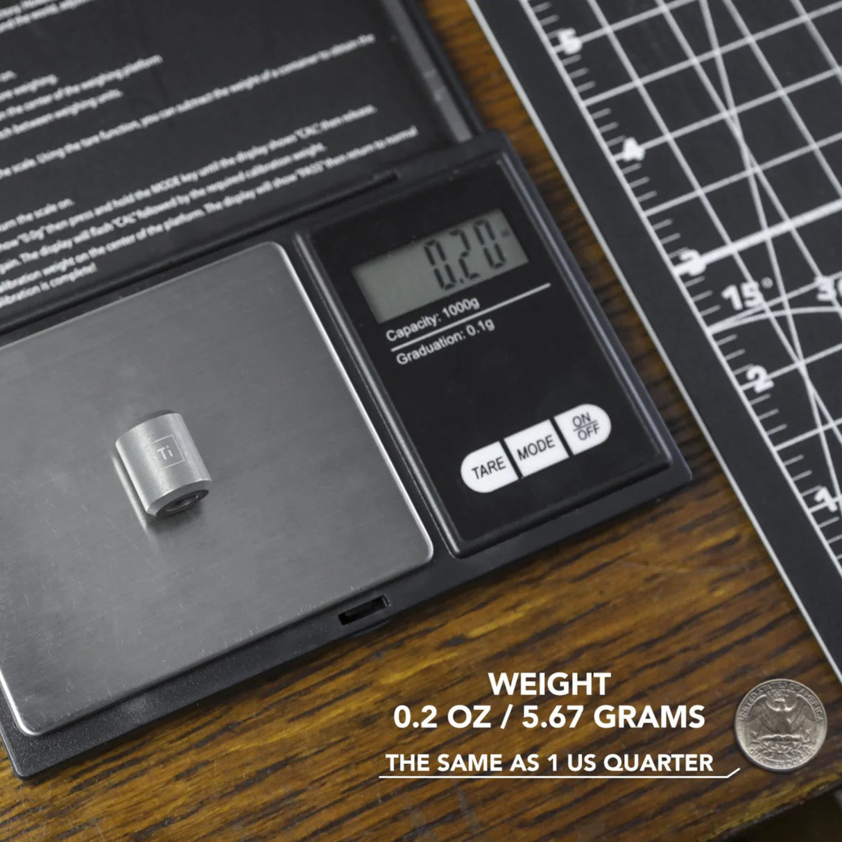 Titanium Lanyard Bead