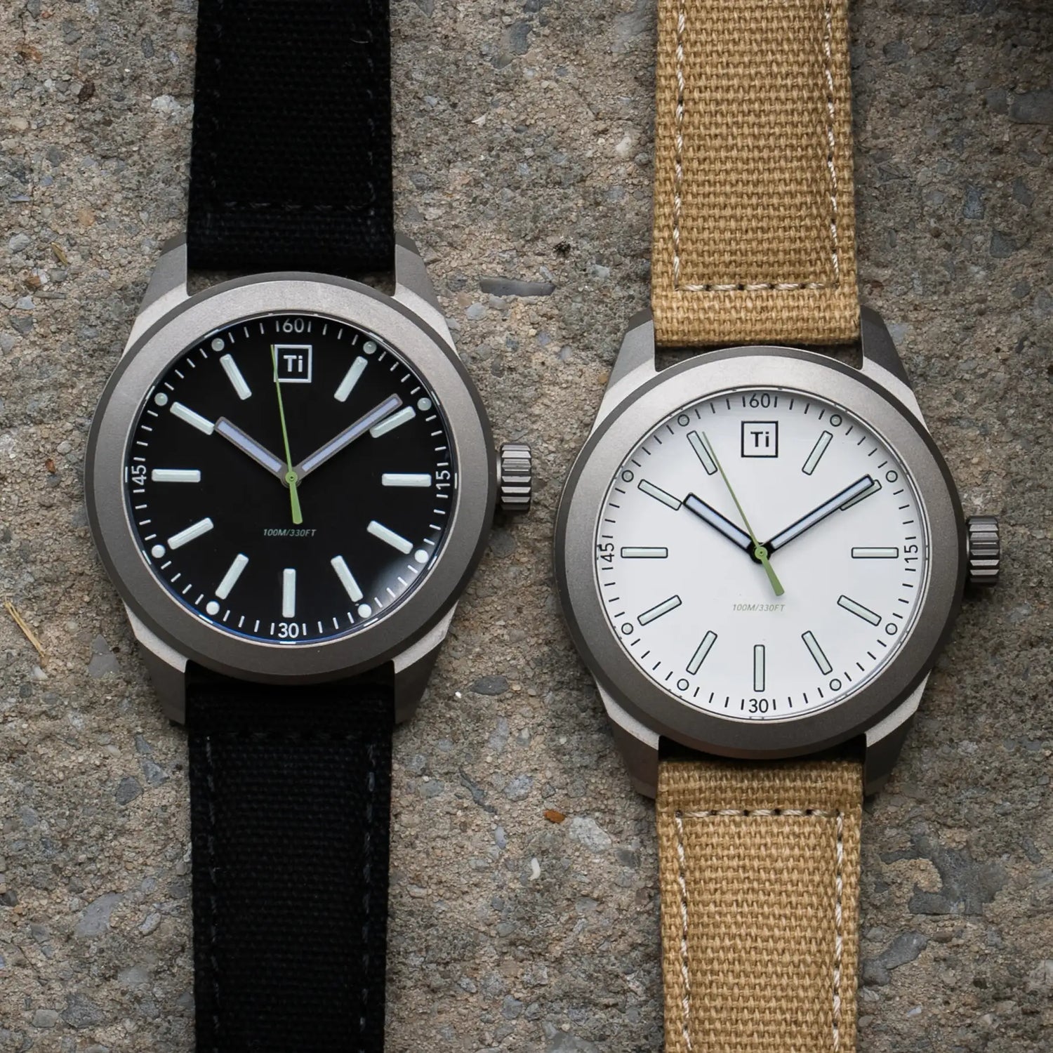 Ti Base Line Field Watch | White Dial