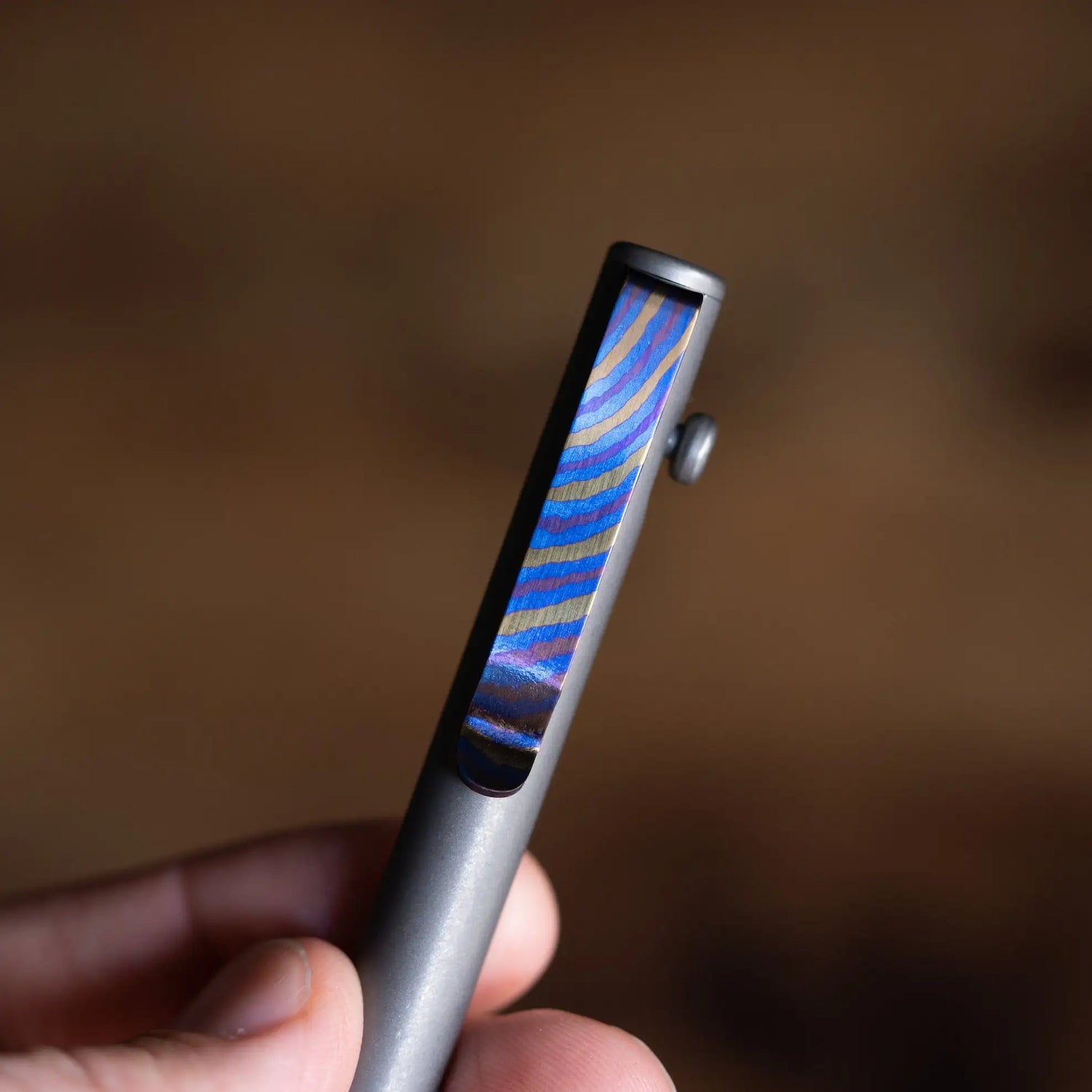 Timascus Pen Clip