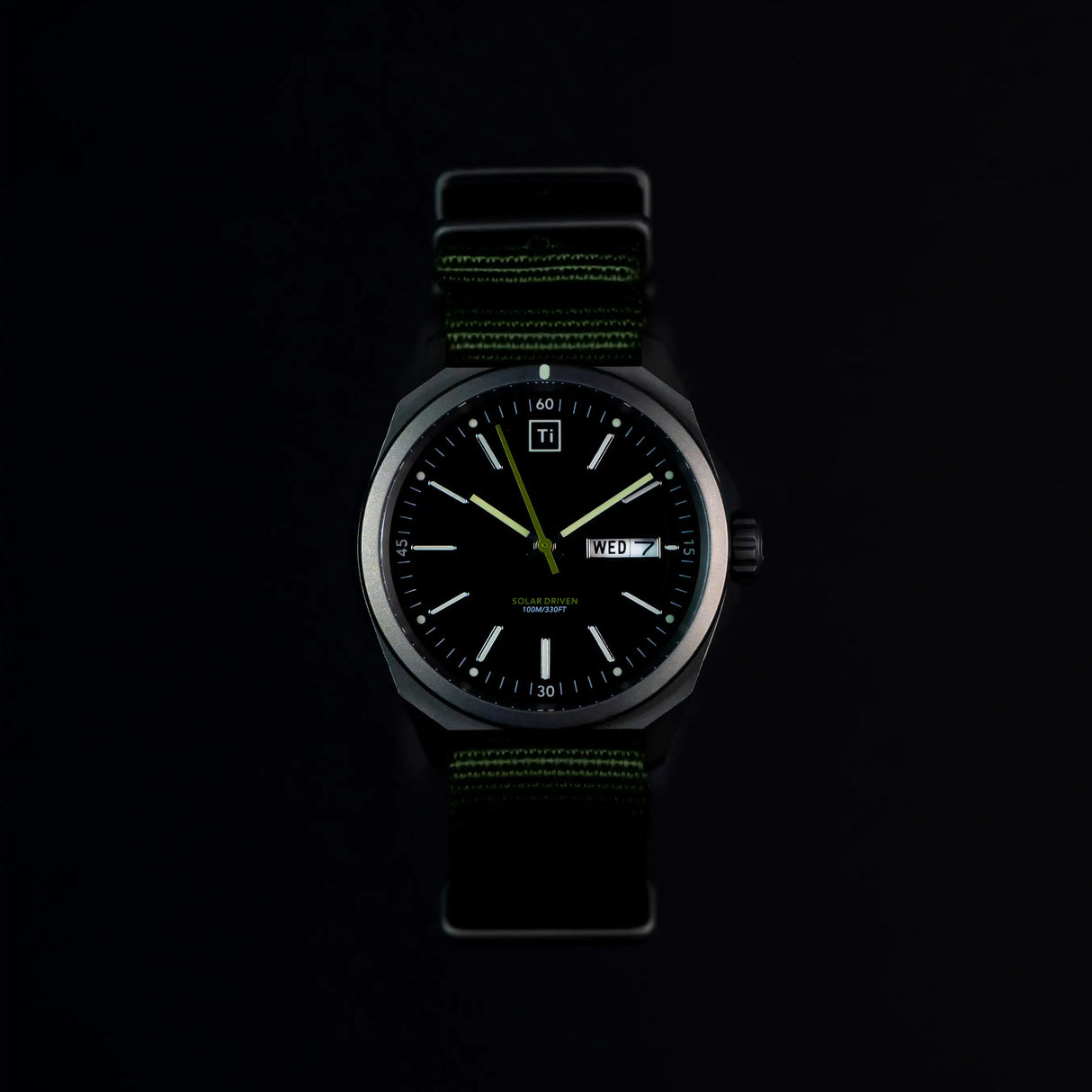 TI Field Watch - Stonewashed | Solar Driven