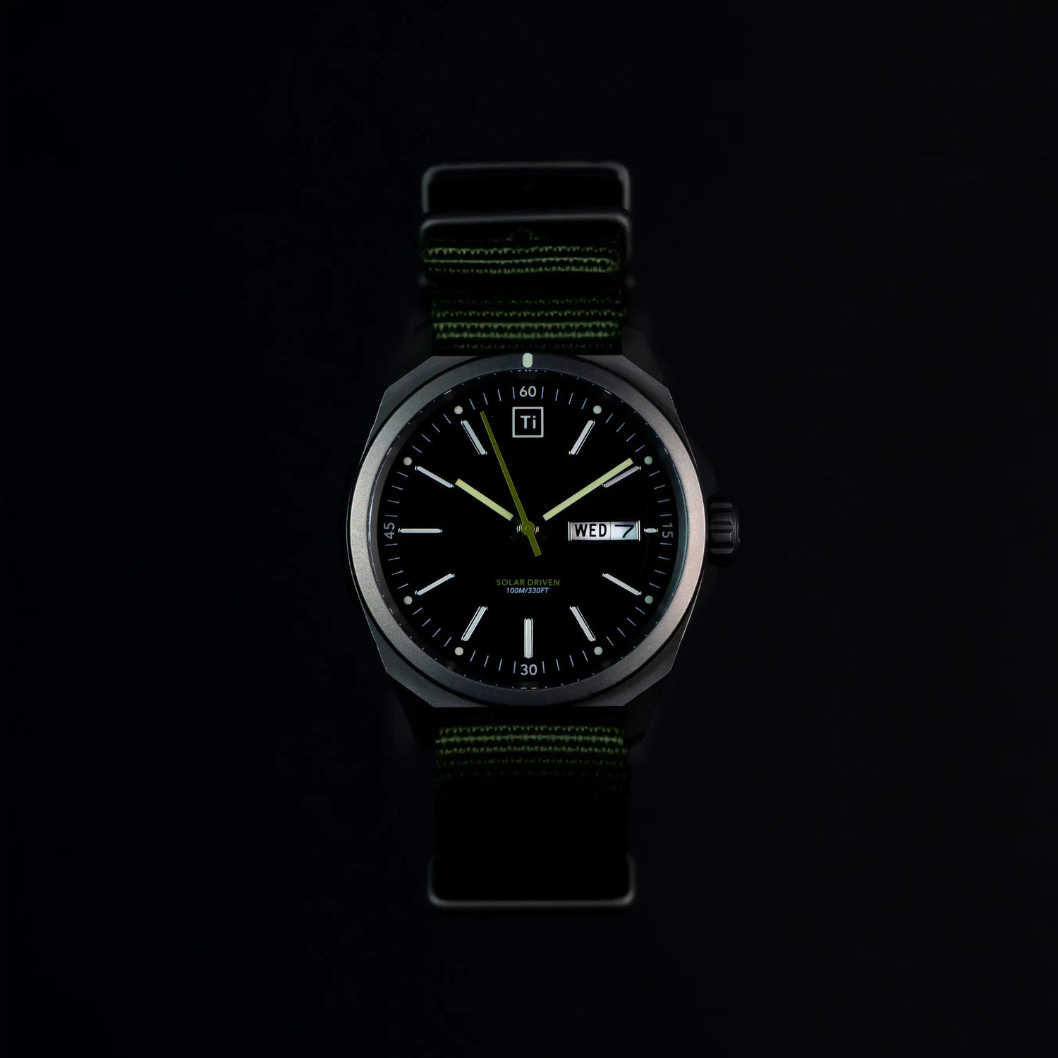 TI Field Watch - Stonewashed | Solar Driven