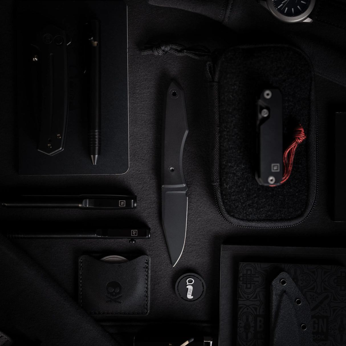 Ti Lookout Fixed blade - Blackout Cerakote