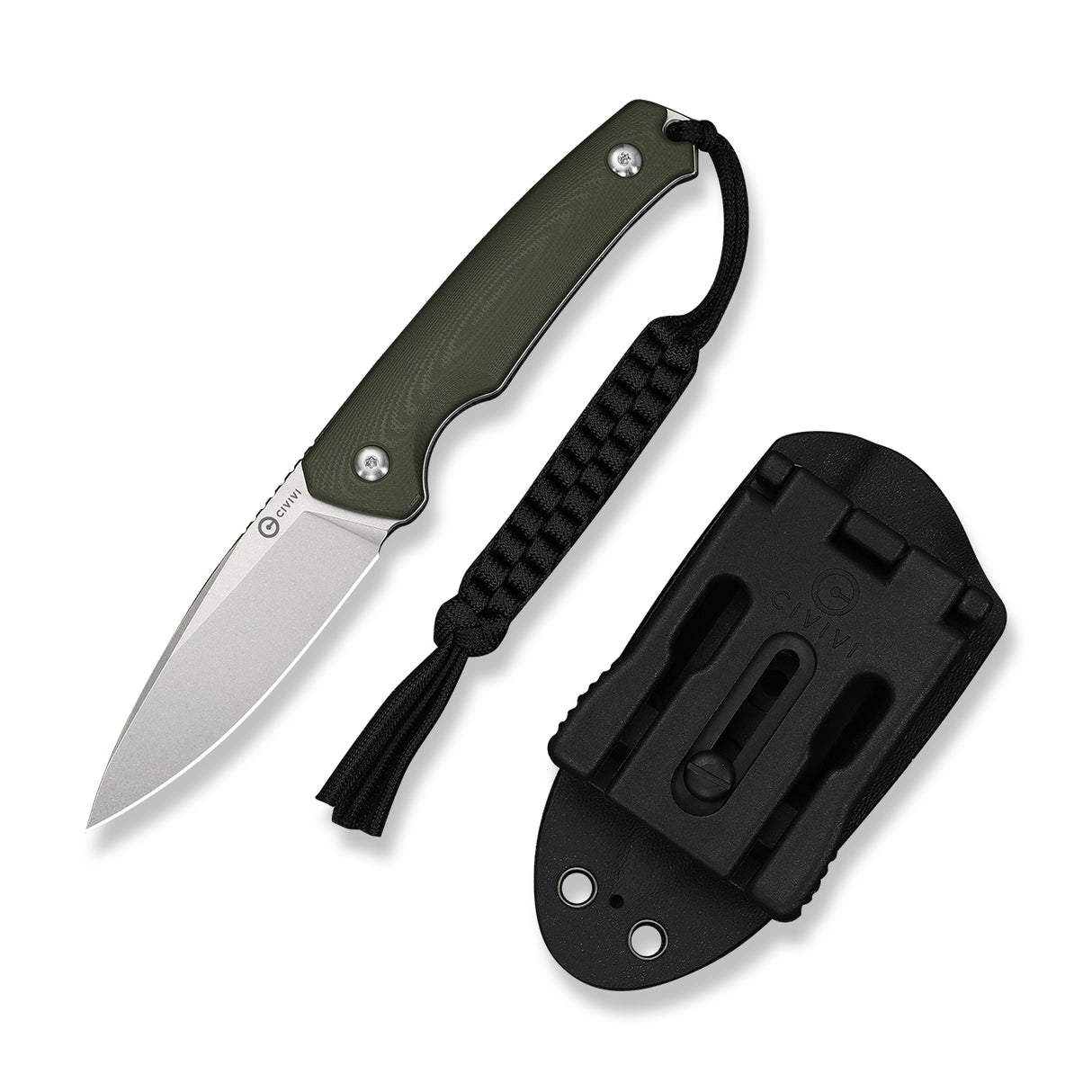 Altus Fixed Blade | OD Green G10 + Stonewash 14C28N