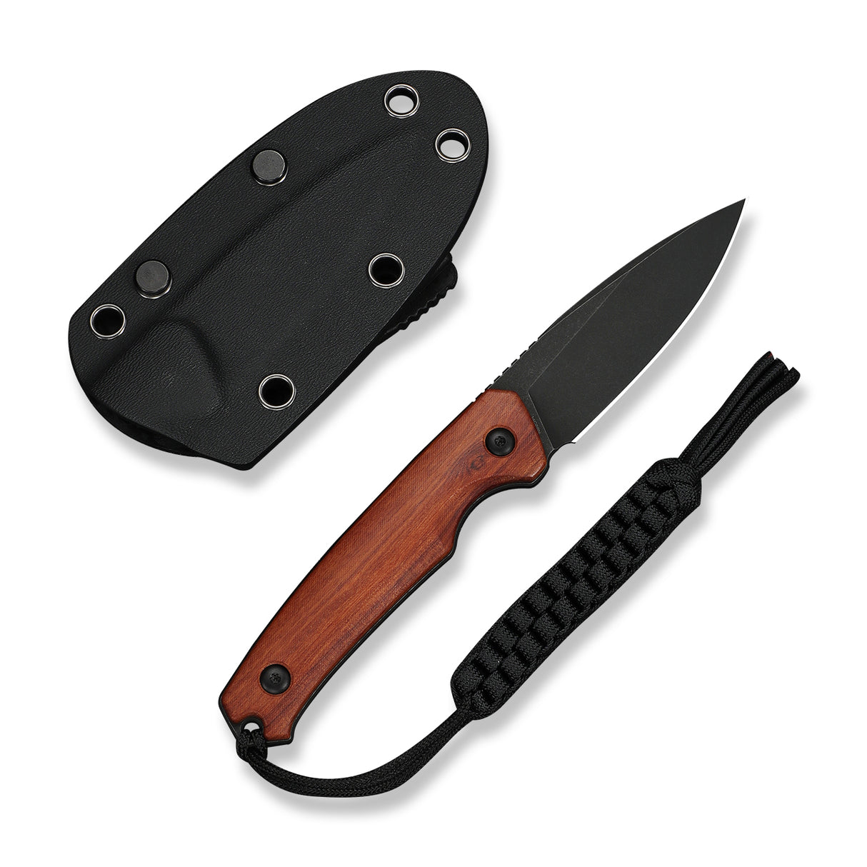 Altus Fixed Blade | Guibourtia Wood + Stonewash 14C28N