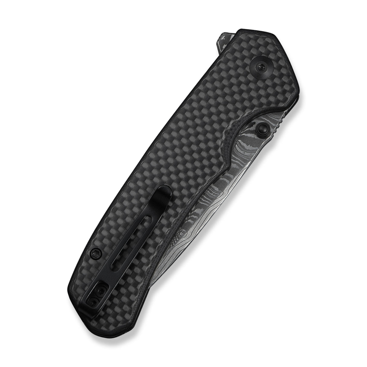Button Lock Brazen | Twill Carbon Fibre + Tanto Dama Blade