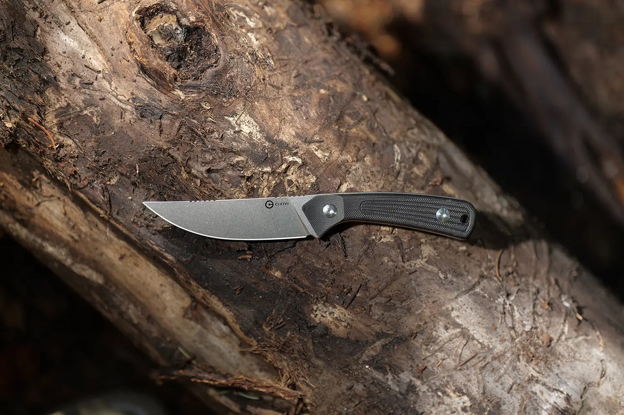 Carveth | Black G10 + Stonewashed AEB-L