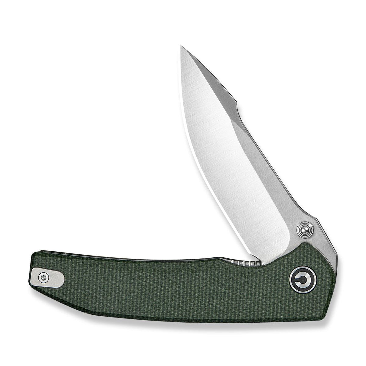 Ryson-E | Green Canvas Micarta + Satin 14C28N