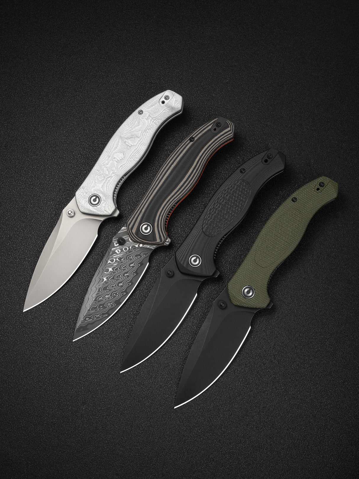 Vyrent | Olive Micarta + Blackwash Nitro-X7