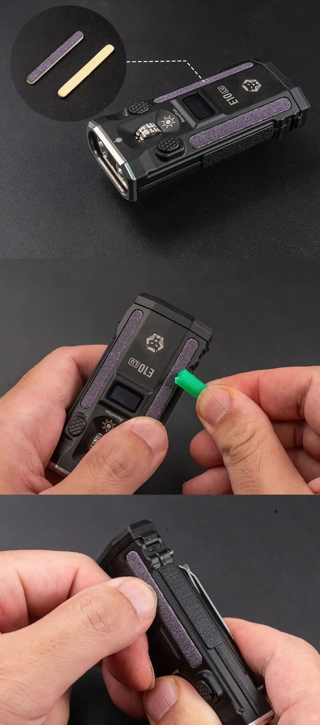 E10 LU | Compact Scroll-Wheel EDC Flashlight