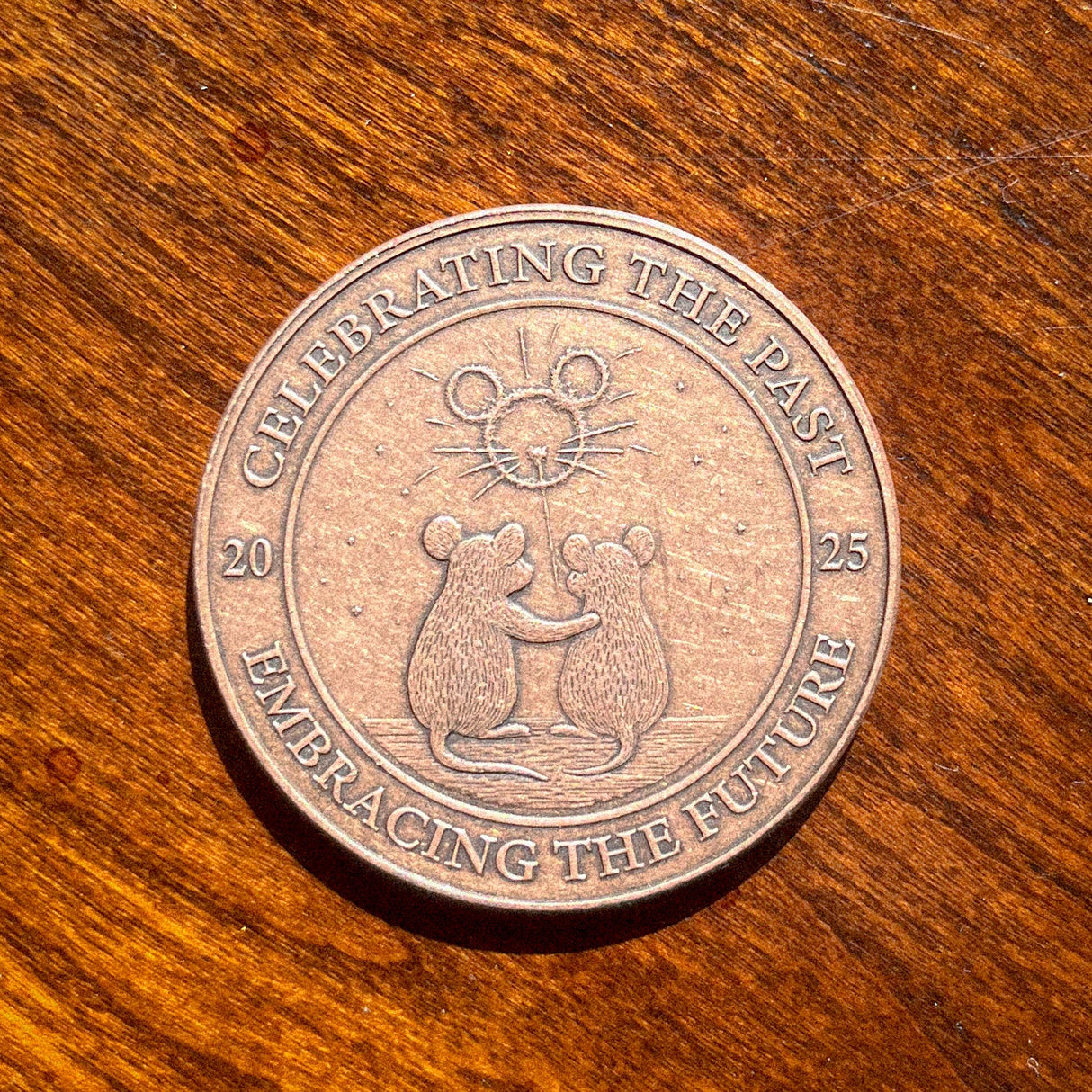 GiantMouse 10 Year Jubilee Coin | Antique Copper