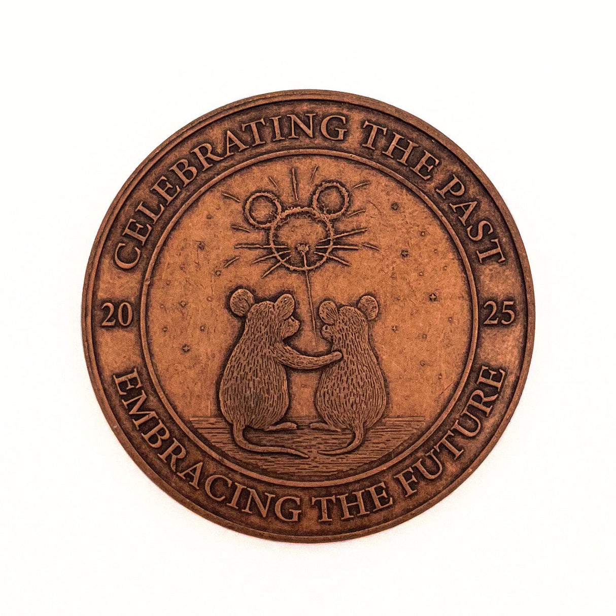 GiantMouse 10 Year Jubilee Coin | Antique Copper