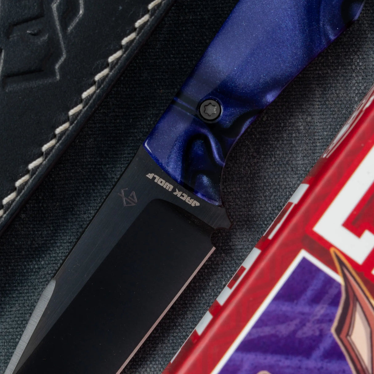 Collusion - J.W.Kollab Fixed Blade | Kirinite Purple Wave