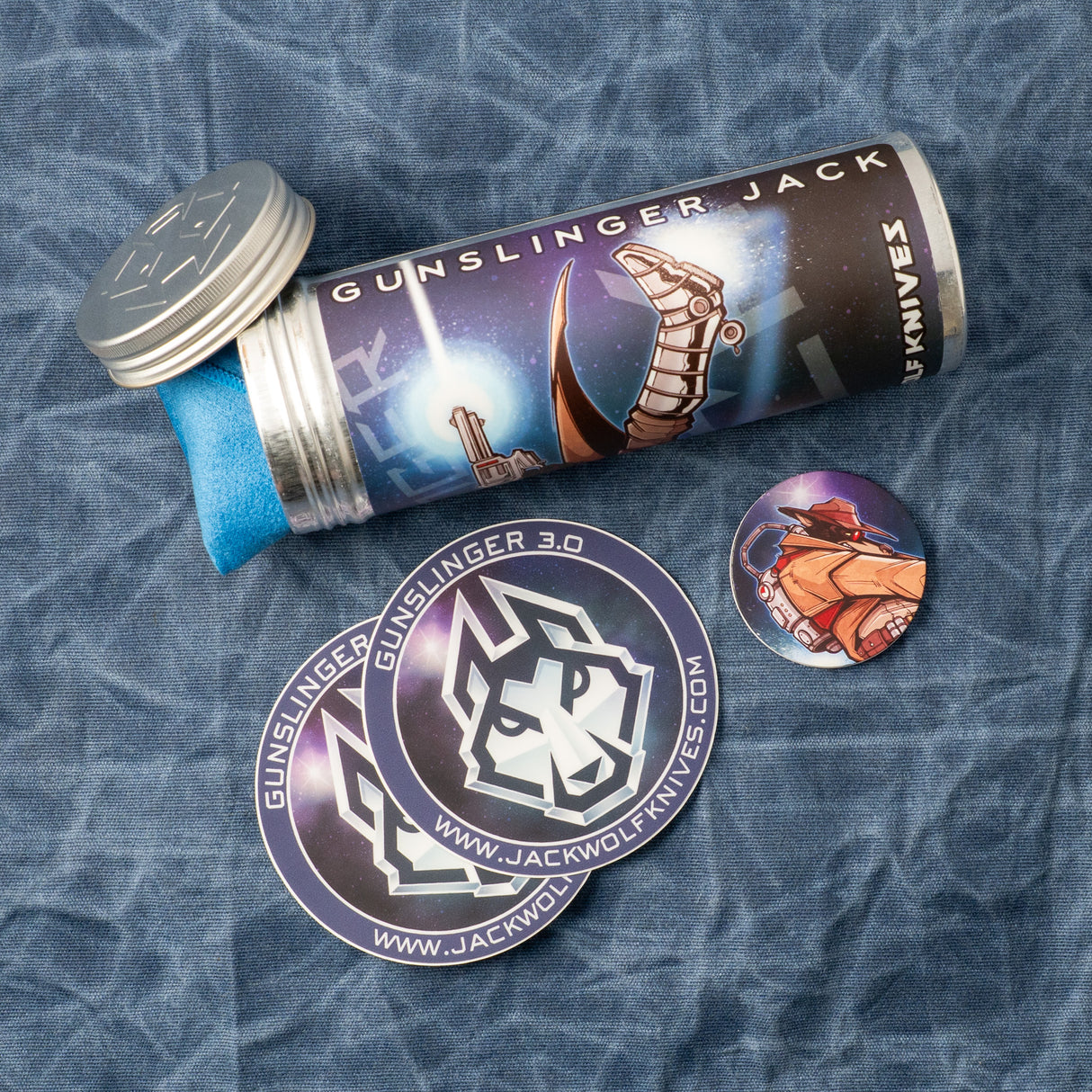 Gunslinger Jack | Ebony Wood + Hand Satin S90V