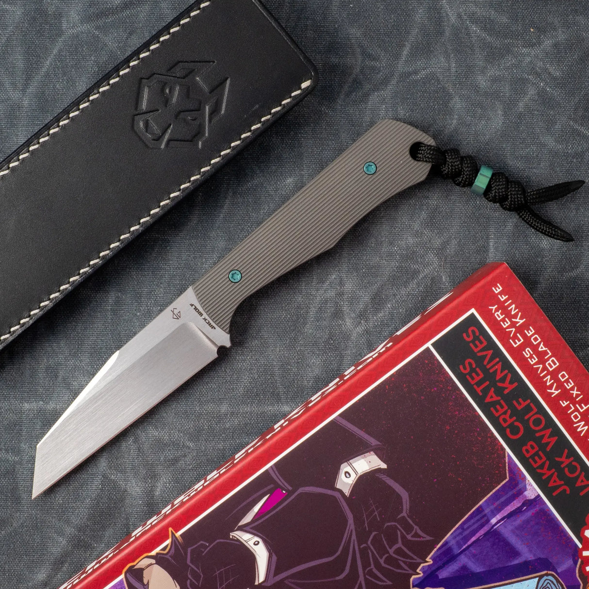 Collusion - J.W.Kollab Fixed Blade | Titanium Stripe