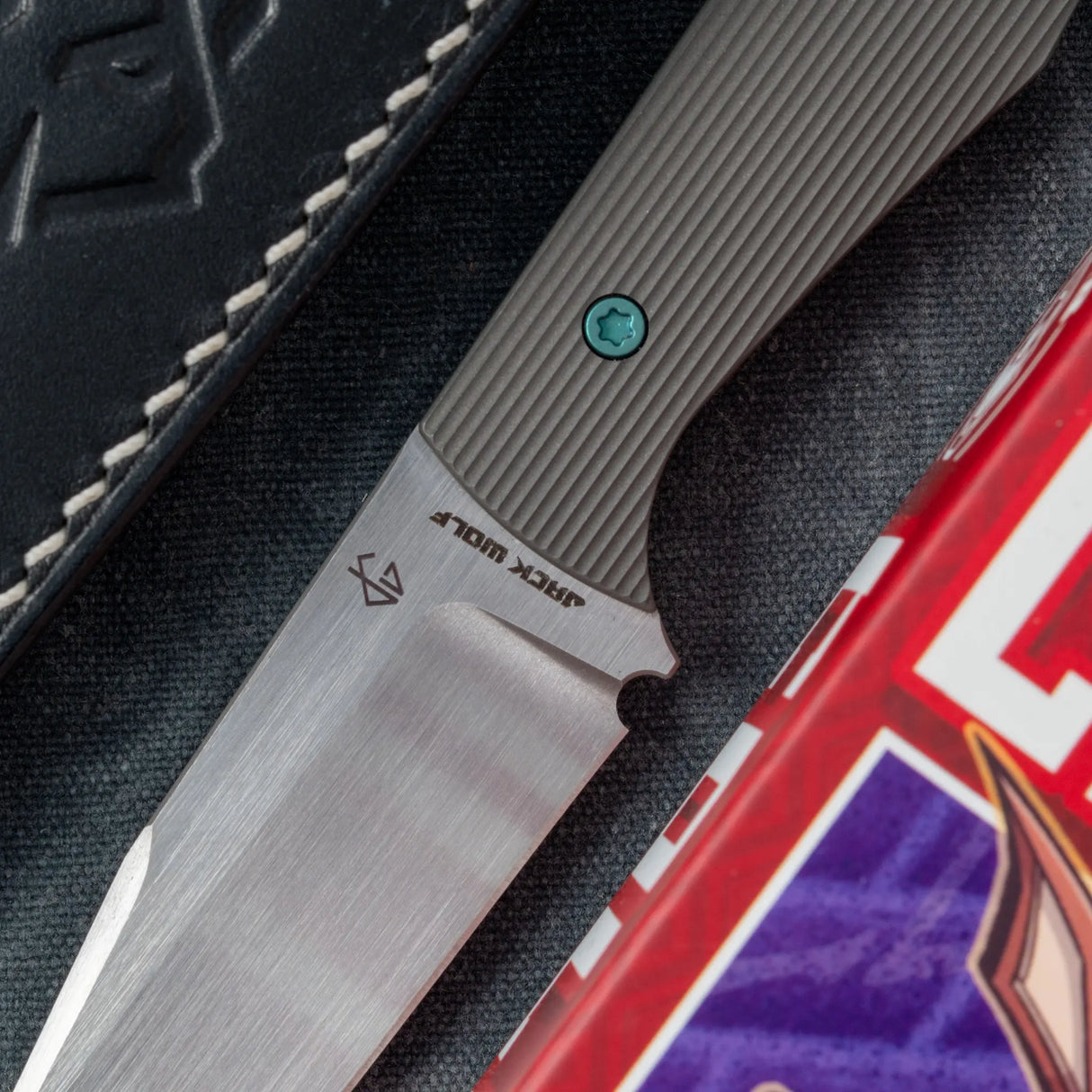 Collusion - J.W.Kollab Fixed Blade | Titanium Stripe