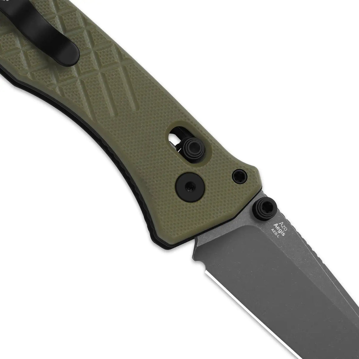 Aegis T | Green G10 + Stonewash AEB-L