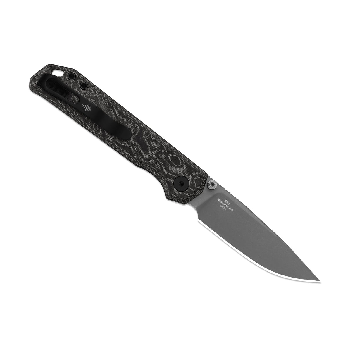 Begleiter 2.9 | Black Vortex Micarta + Grey SW PVD BD1N