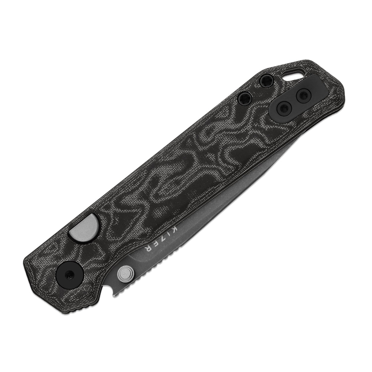 Begleiter 2.9 | Black Vortex Micarta + Grey SW PVD BD1N