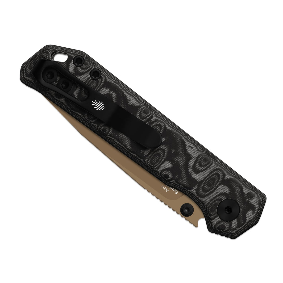 Begleiter 2.9 | Black Vortex Micarta + Sunset PVD BD1N