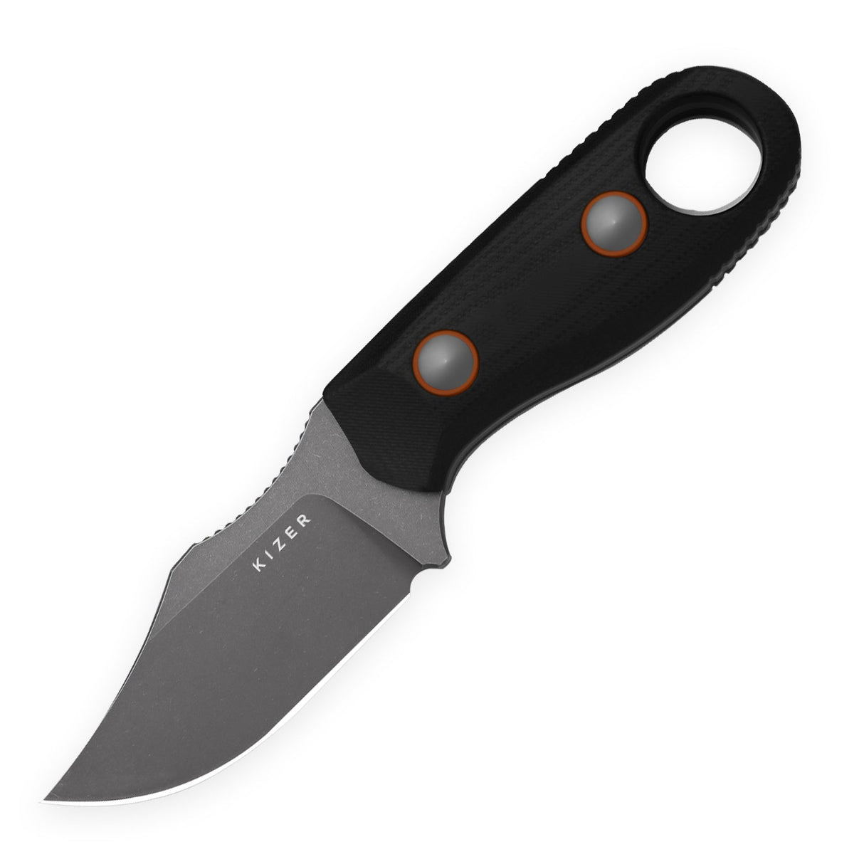 Beaver 2 | Black G10 + Clip Point D2
