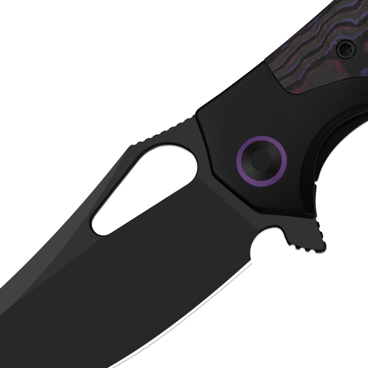 Cyclone | FatCarbon Purple Haze + Matte DLC Ultra S35VN
