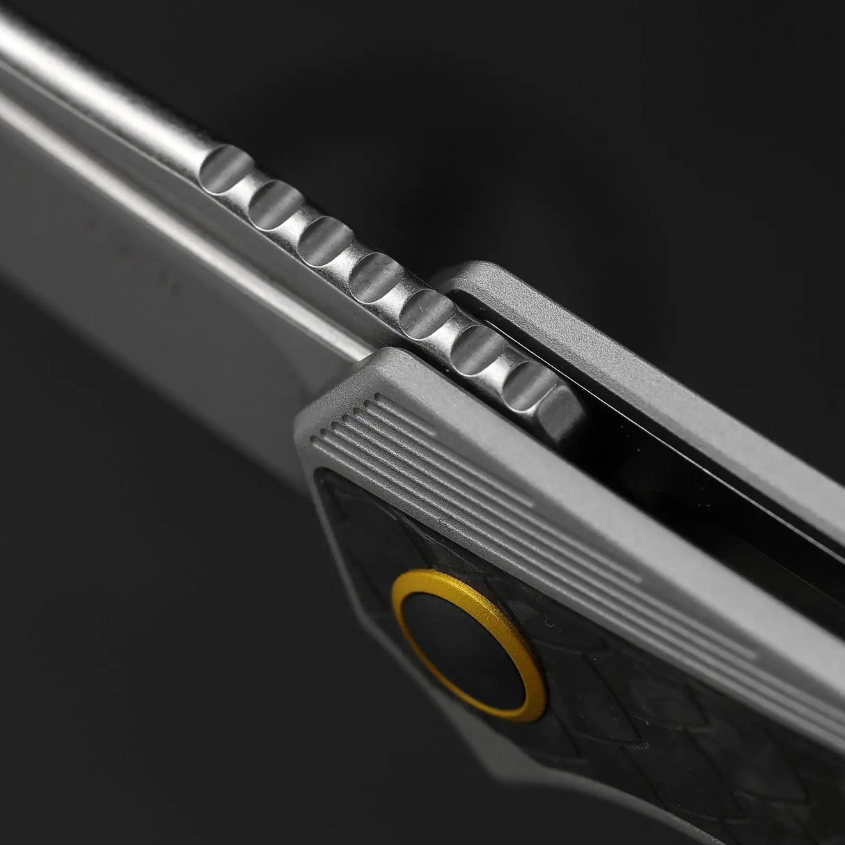 Draca | Black Carbon Fiber GID & Aluminium + Stonewash S45VN