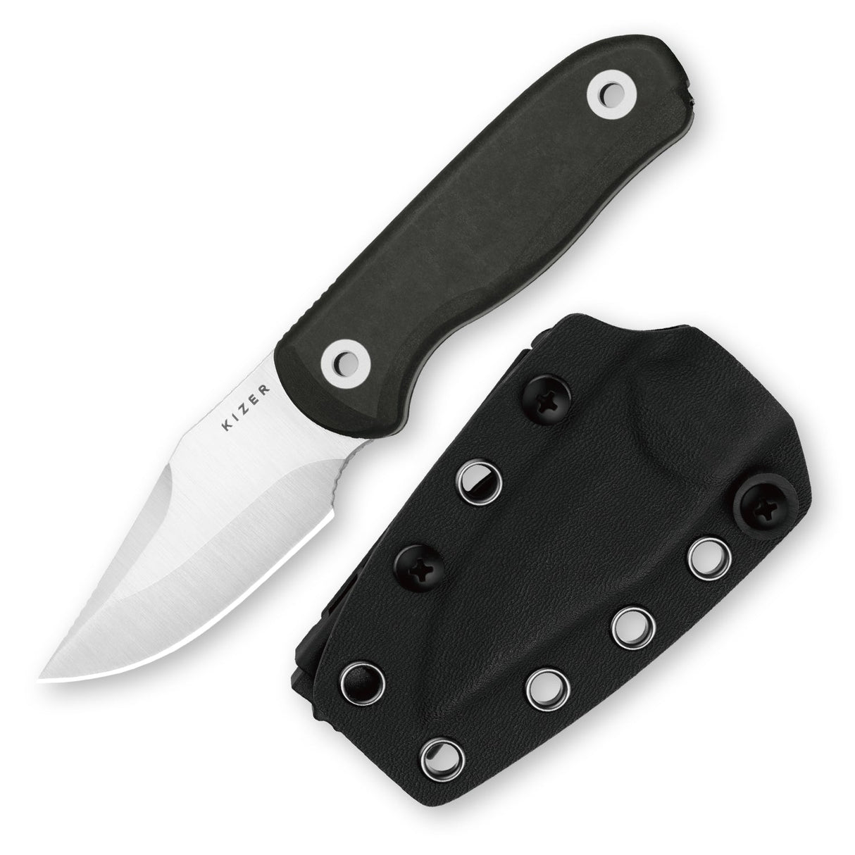 Drop Bear Fixed Blade | Black Richlite + Clip Point S45VN