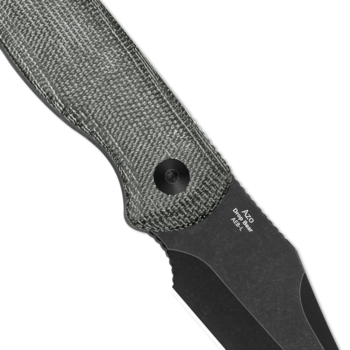 Drop Bear Fixed Blade | Clip Point AEB-L + Micarta