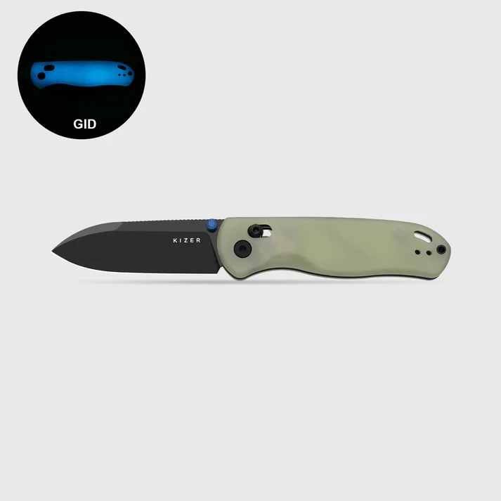Drop Bear | Glow in the Dark G10 + Black PVD Nitro-V