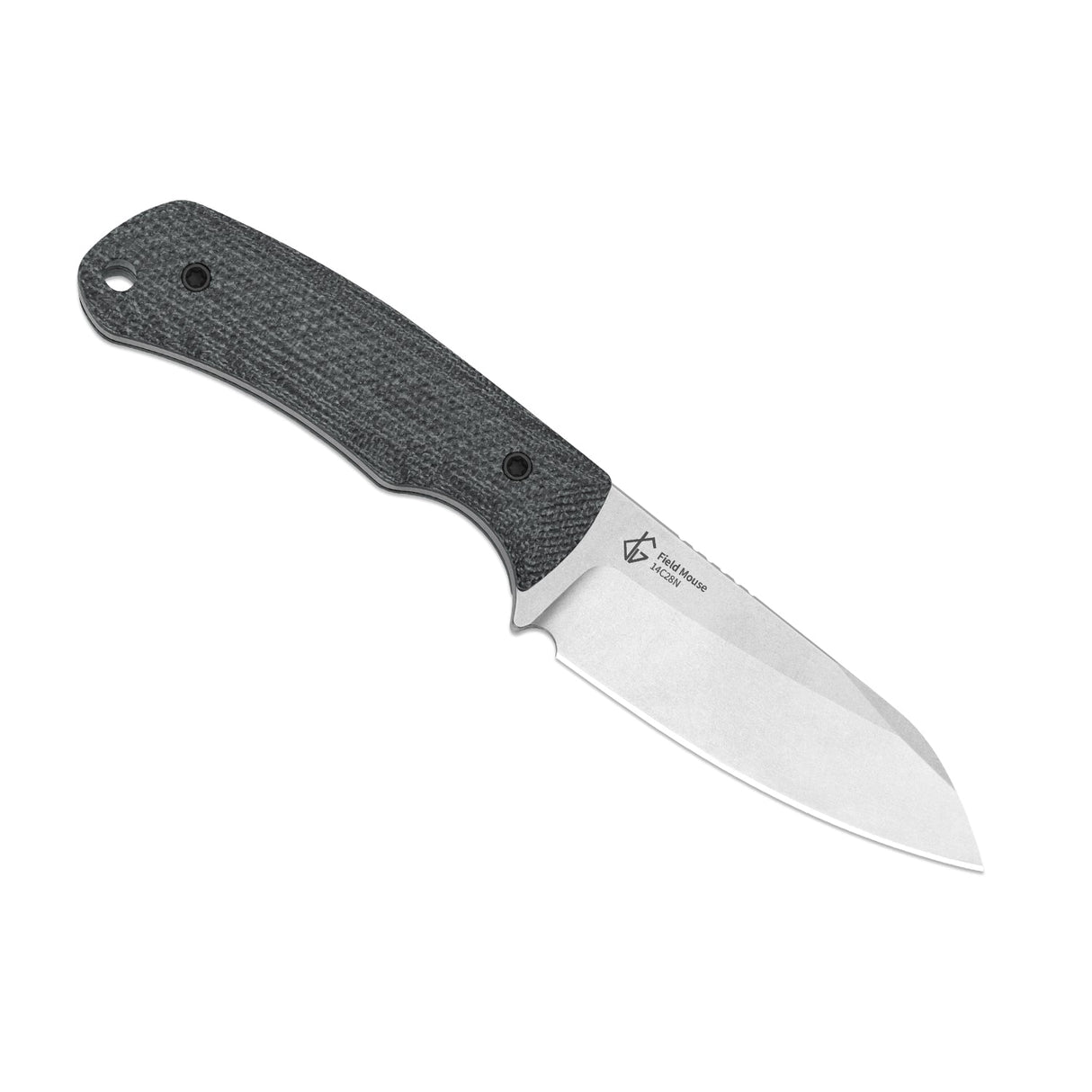 Field Mouse | Black Norplex UltreX™ Micarta + Stonewash 14C28N