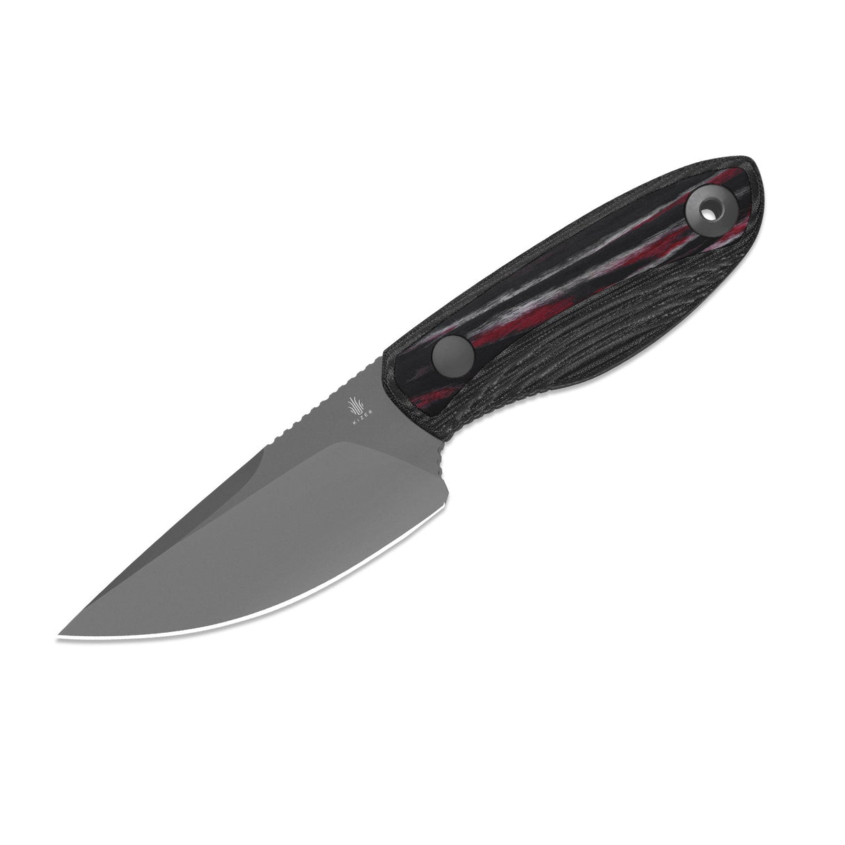 Finch | Micarta & Reconstituted Wood + Grey PVD Stonewash AEB-L