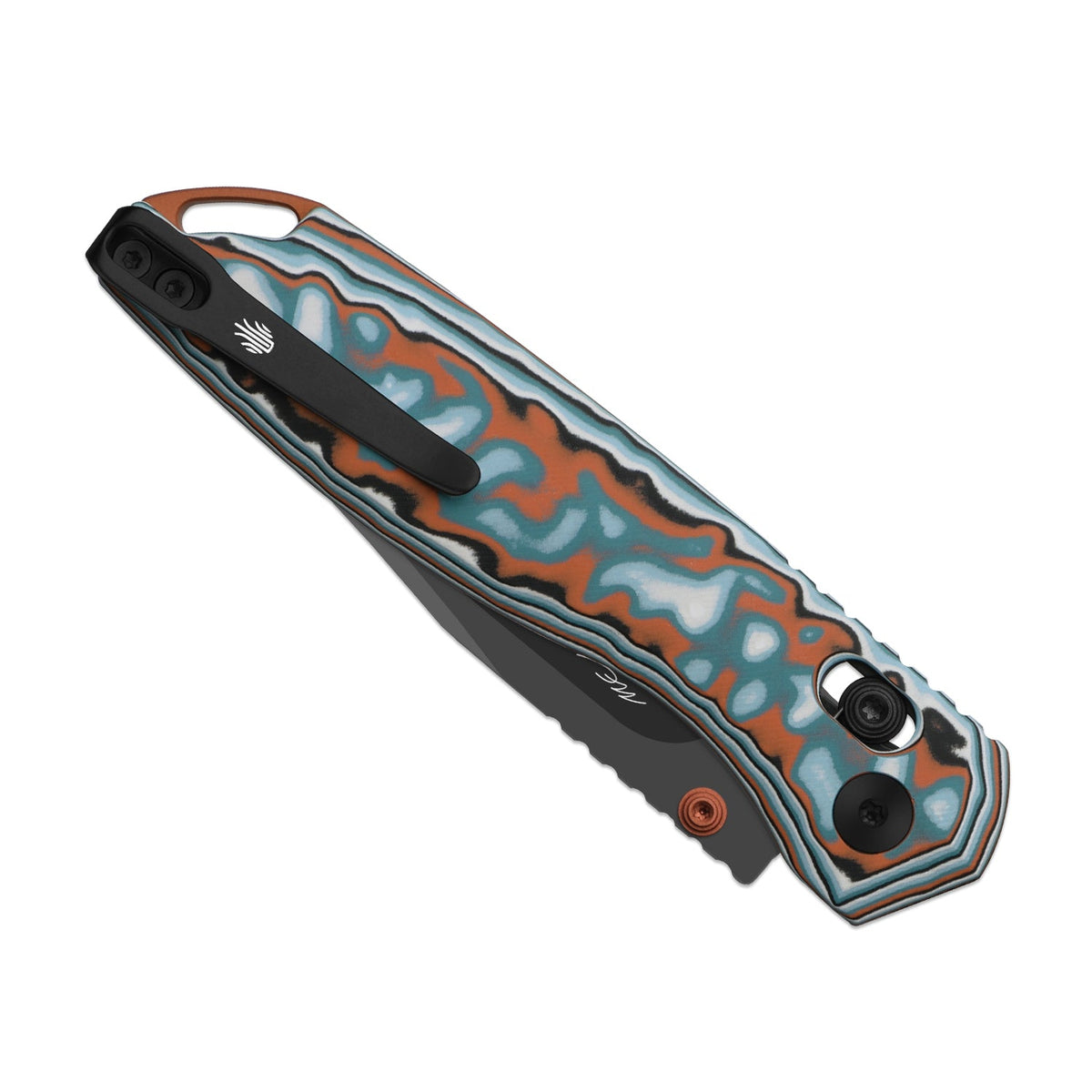 Findo | Vortex Micarta + Black PVD AEB-L