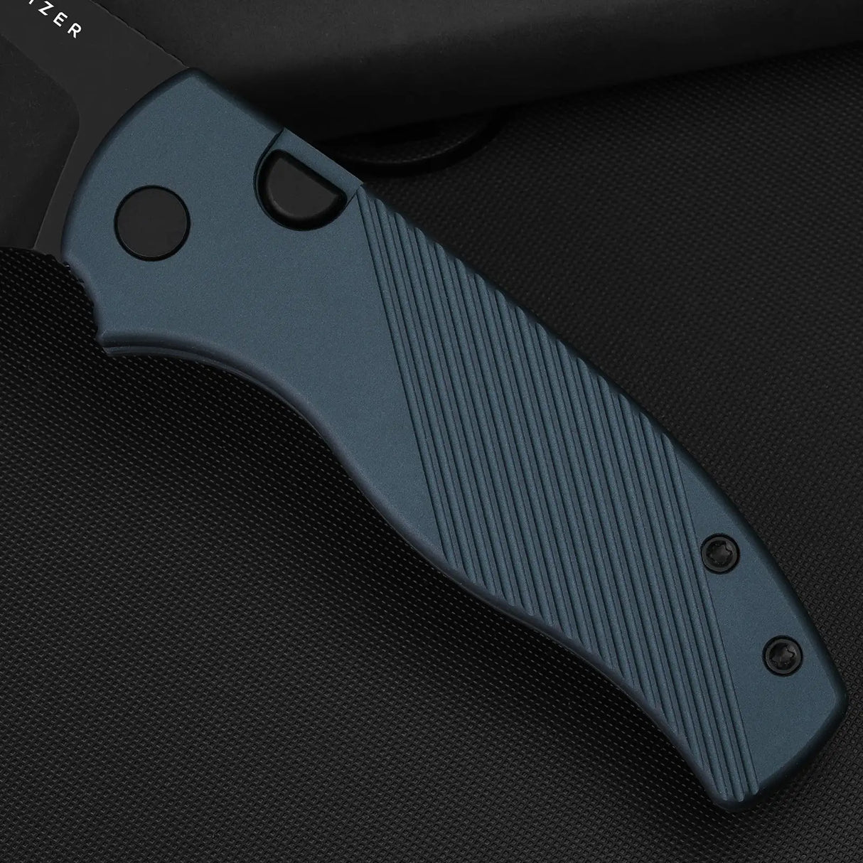 Glaux | Blue Milled Aluminium + Blackwash 14C28N