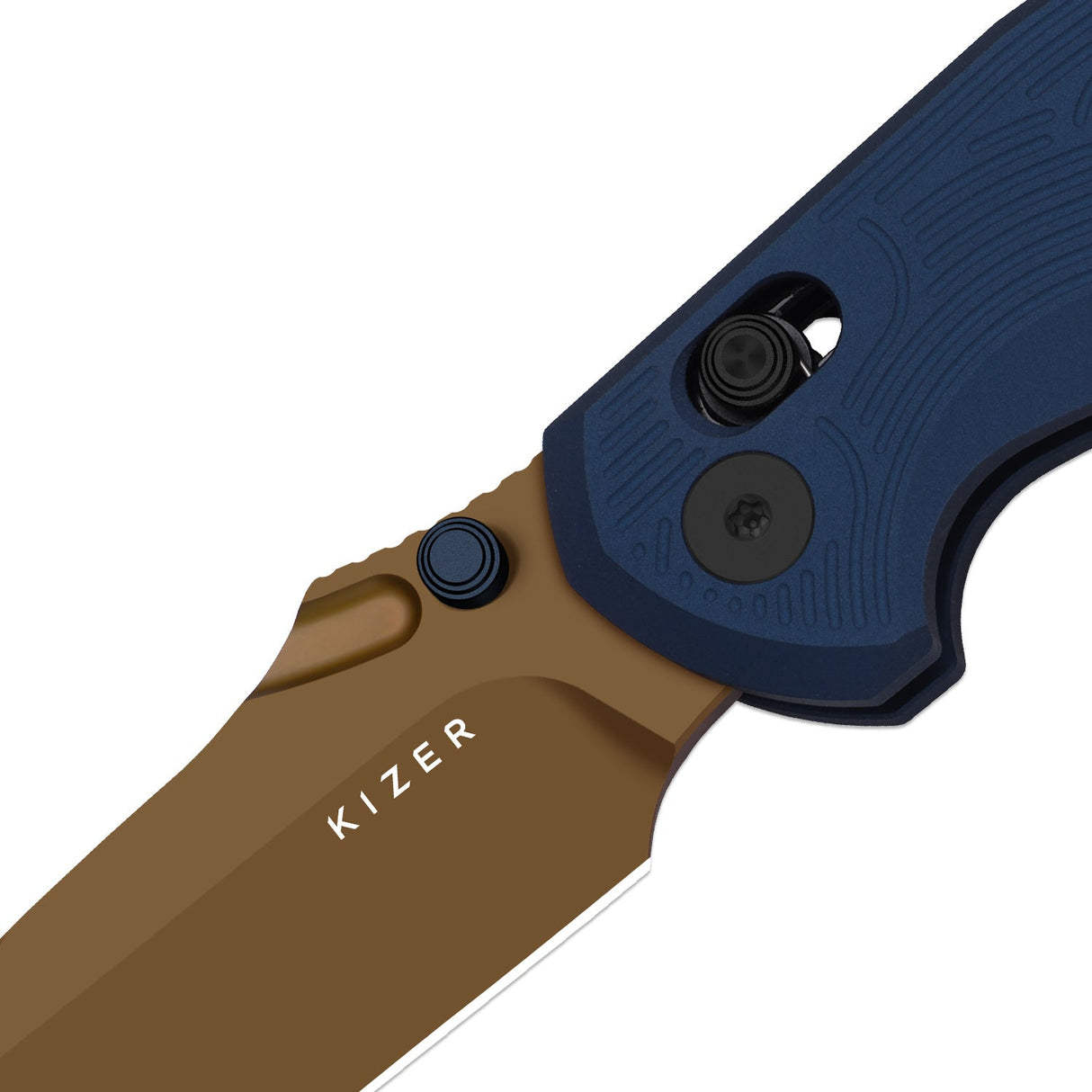 Khamsin | Blue Milled Aluminum + Sunset Metal PVD Nitro-V