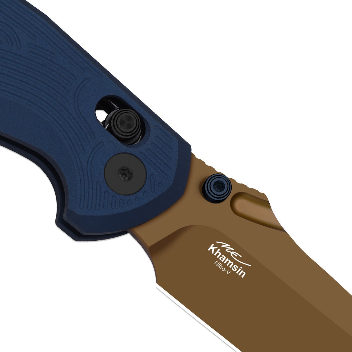 Khamsin | Blue Milled Aluminum + Sunset Metal PVD Nitro-V