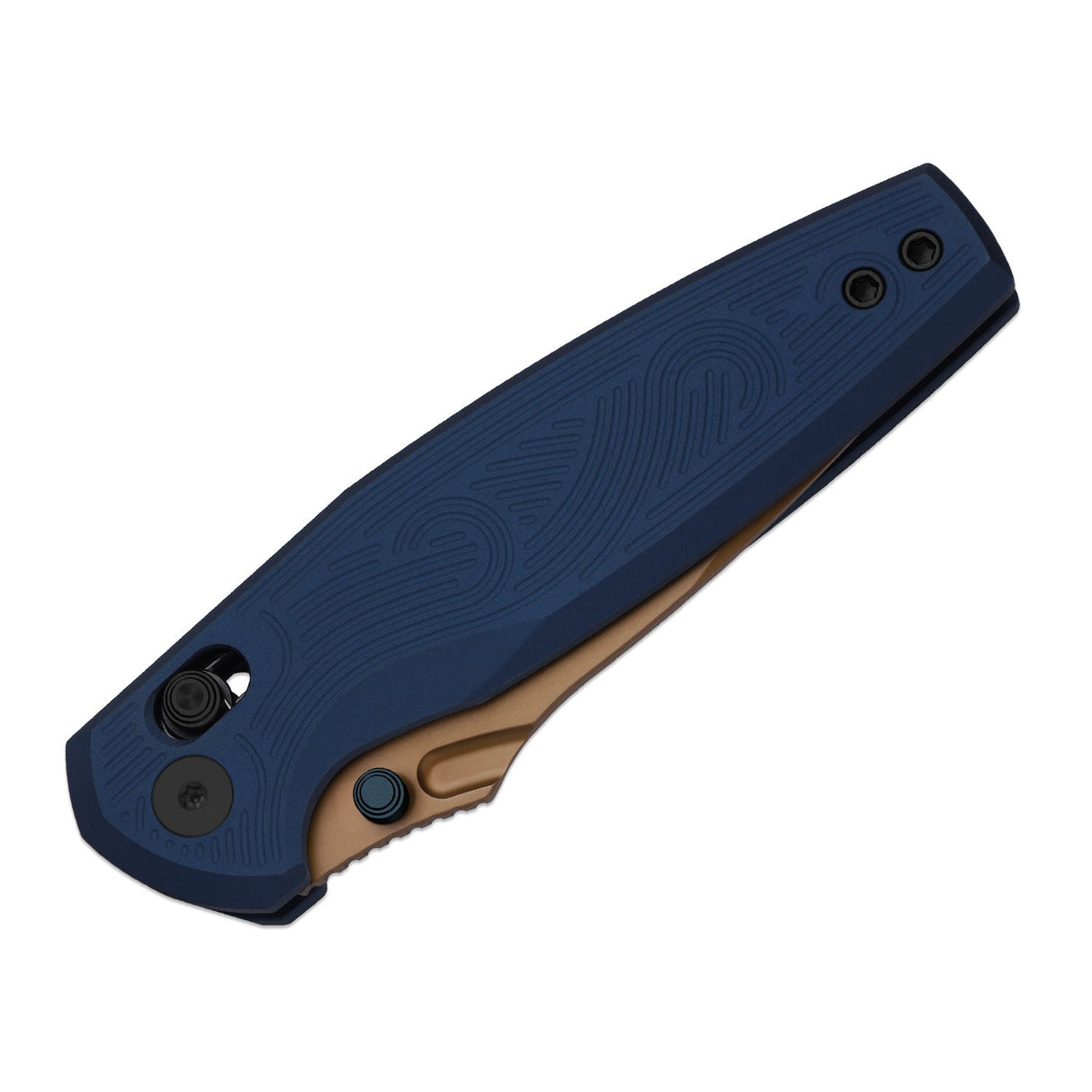 Khamsin | Blue Milled Aluminum + Sunset Metal PVD Nitro-V