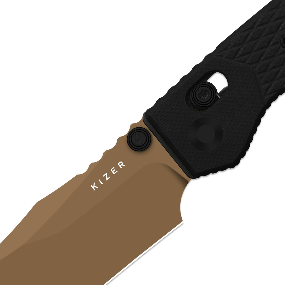 Kinisis | Black G10 + Sunset PVD 14C28N