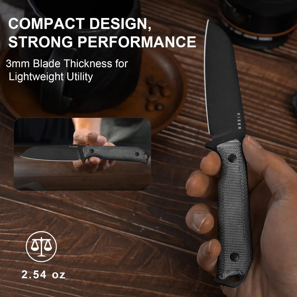 Begleiter Fix | CPM-3V + Black Micarta