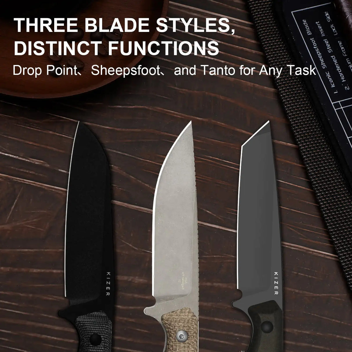 Begleiter Fix | CPM-3V + Burlap Micarta