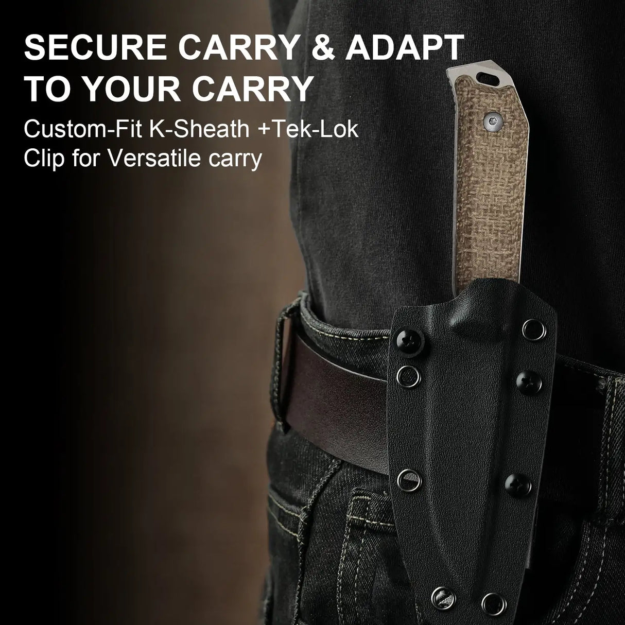 Begleiter Fix | CPM-3V + Burlap Micarta