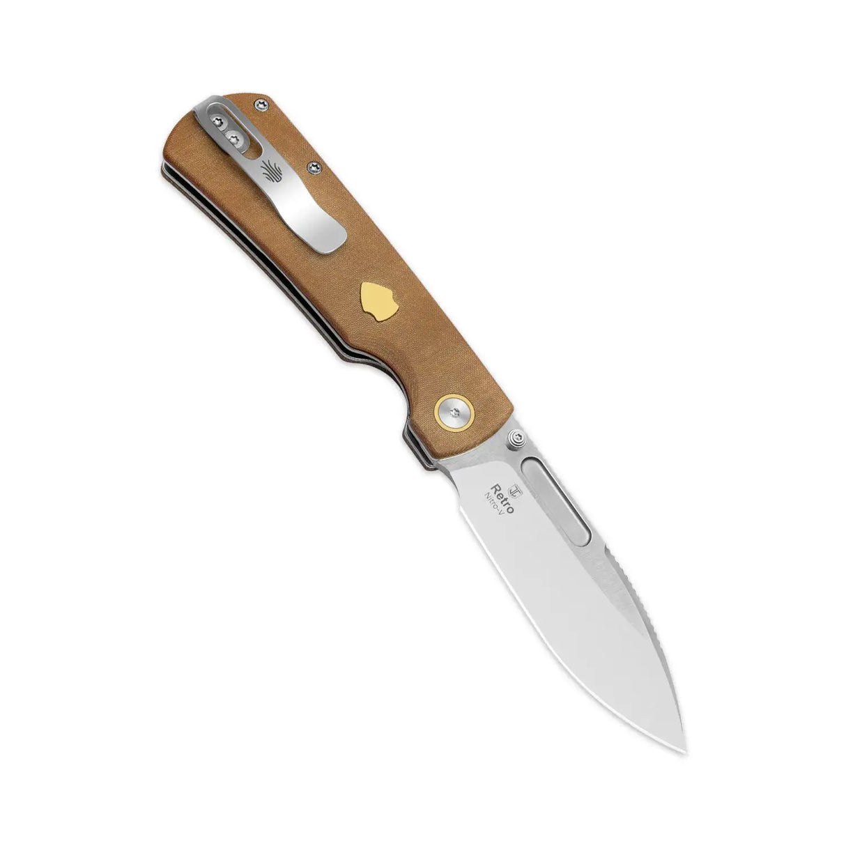 Retro | Micarta + Brass