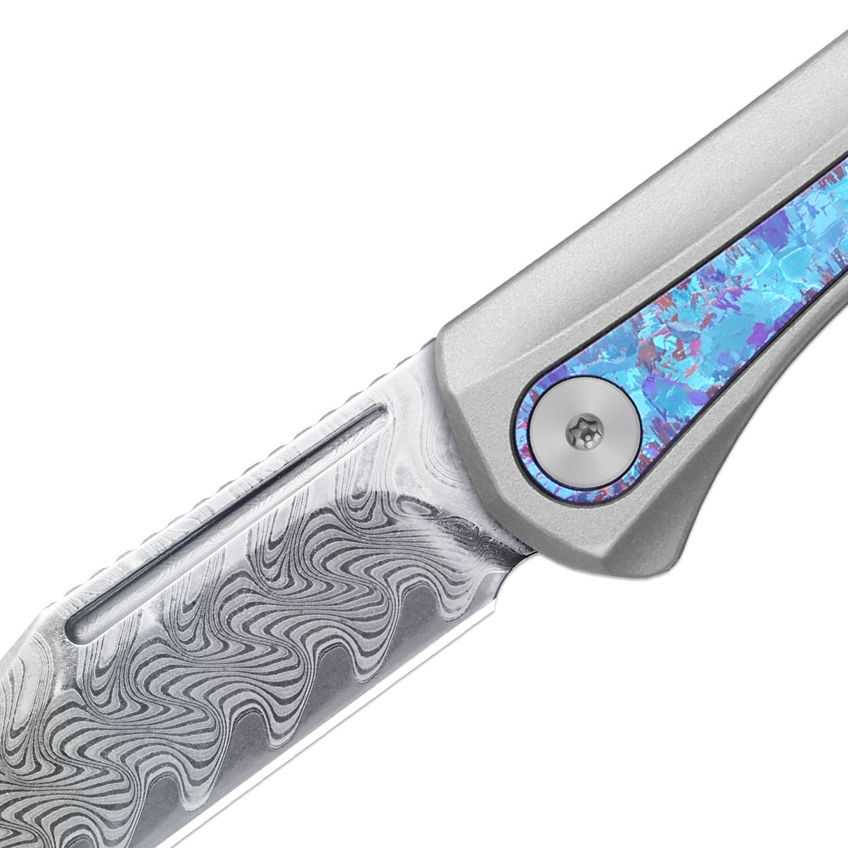 Melody | Aluminium & Crystalized Ti + Rainbow Dama