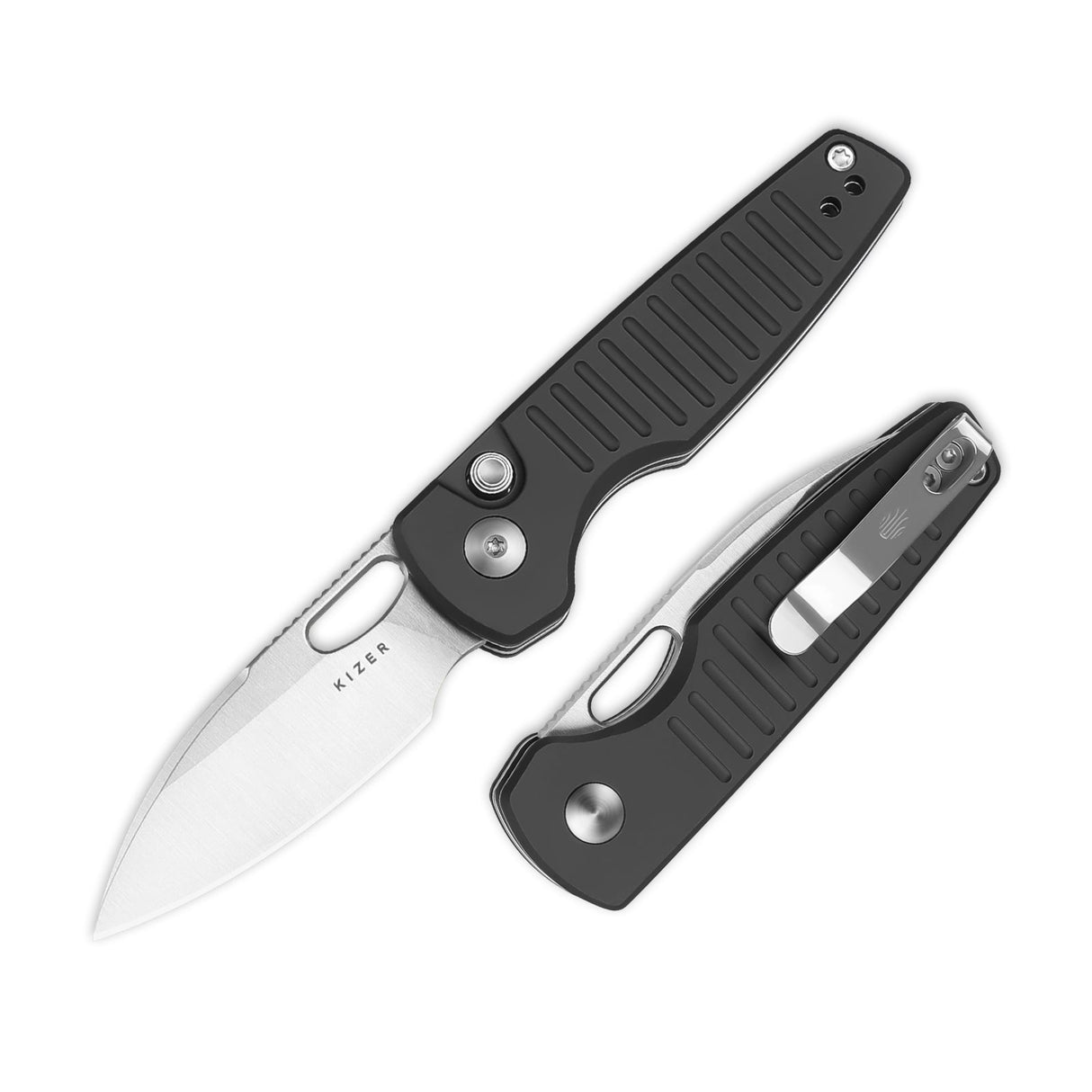 Parakeet | Drop point Nitro-V + Grey Aluminium