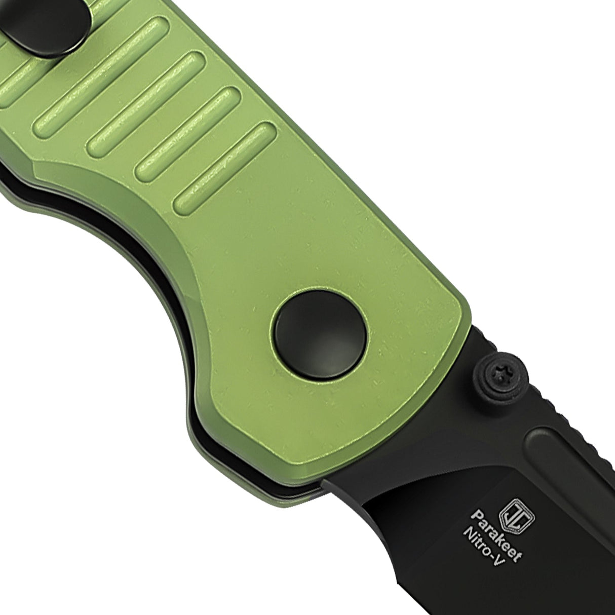 Parakeet | Sheepsfoot Nitro-V + Green Aluminium