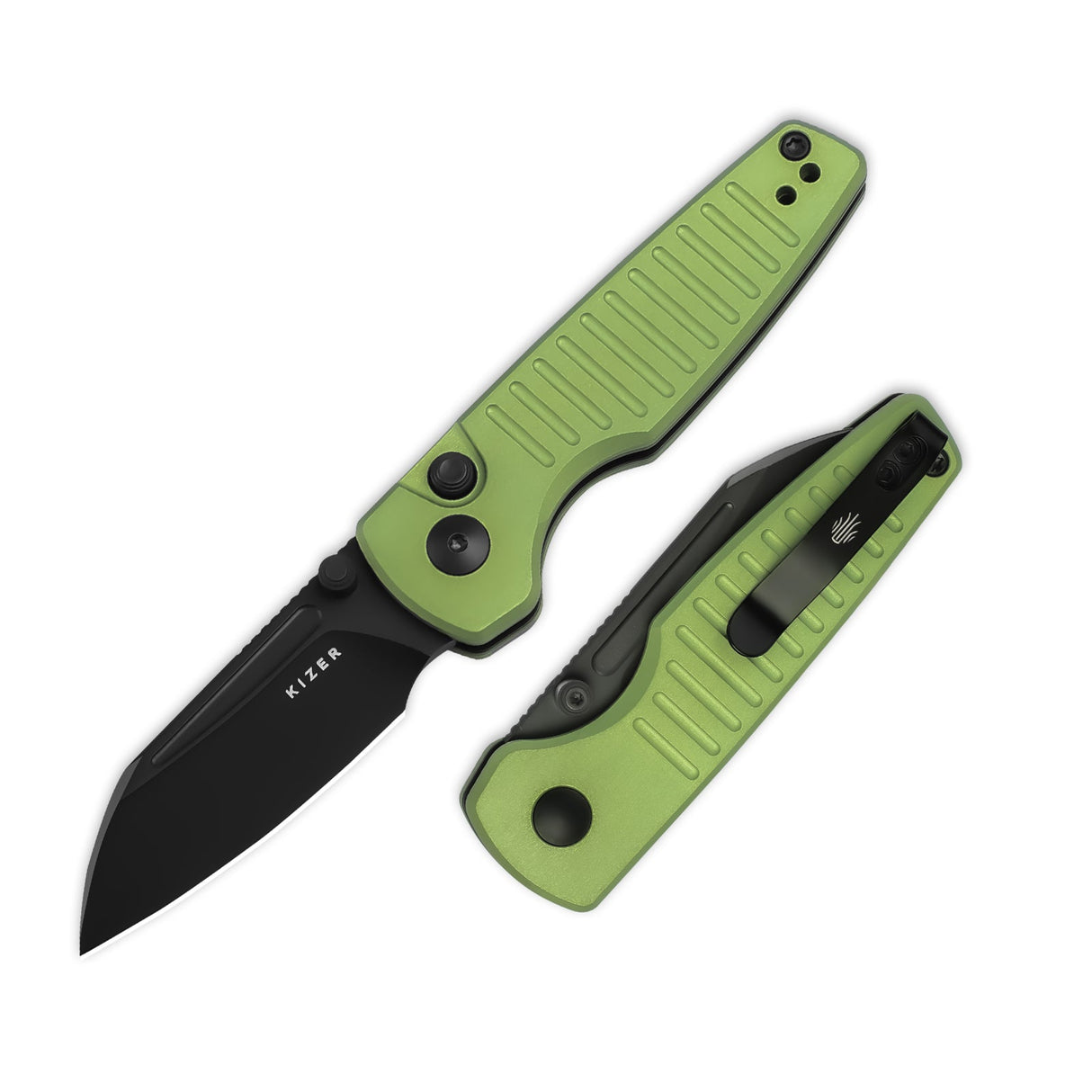 Parakeet | Sheepsfoot Nitro-V + Green Aluminium