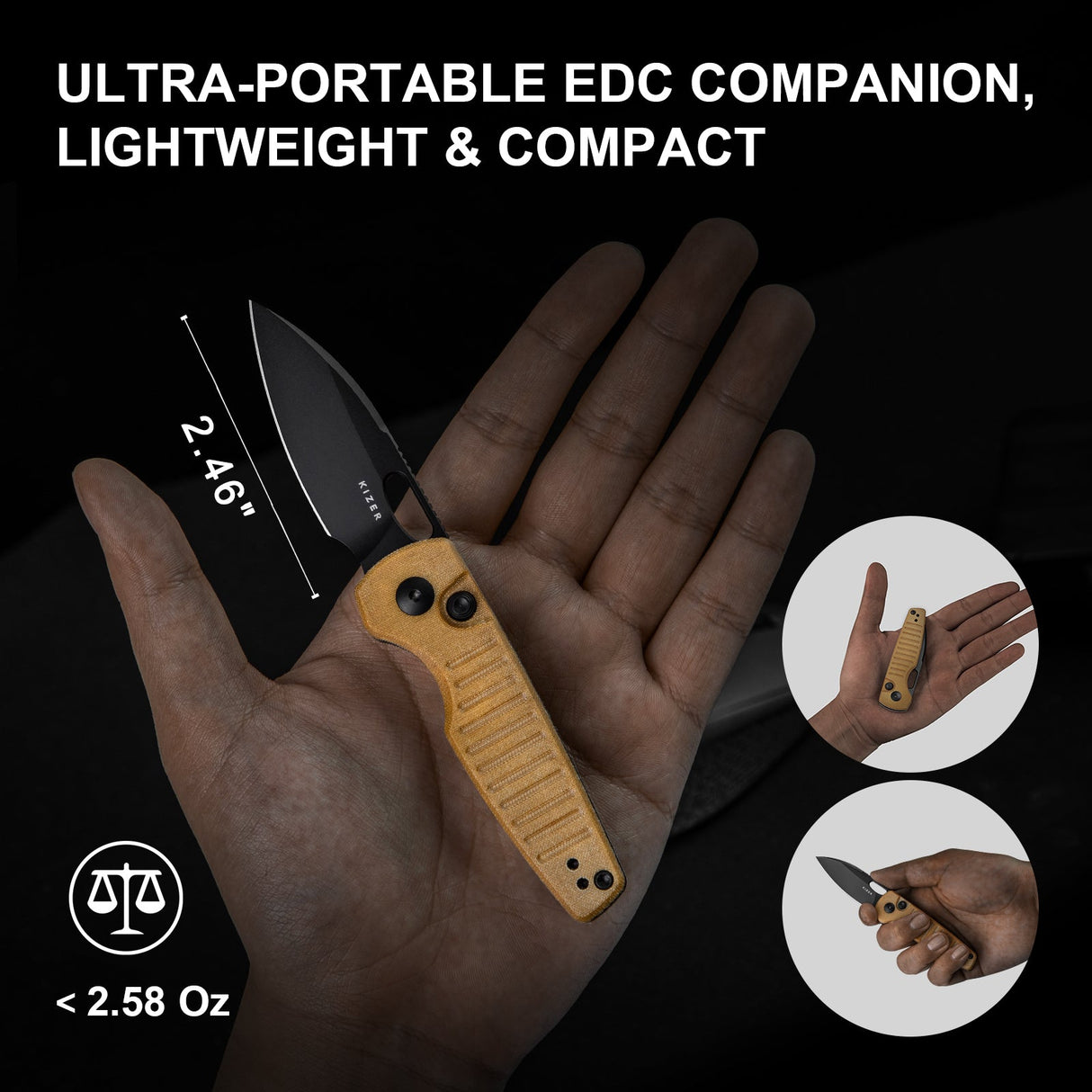 Parakeet | Drop Point Nitro-V + Micarta