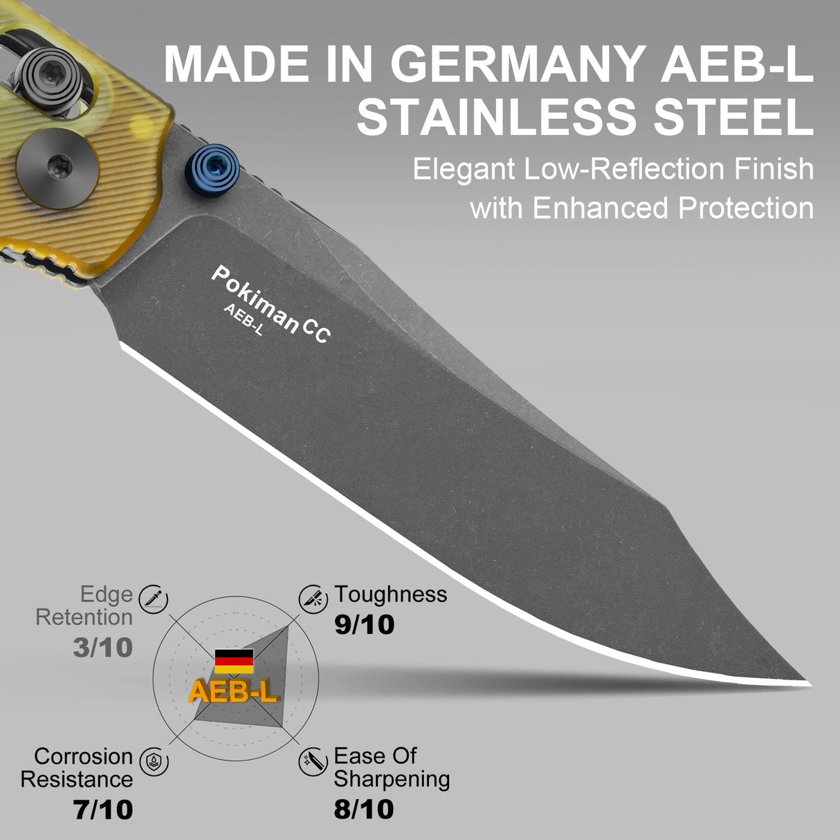 Pokiman CC | Ultem + Clip Point AEB-L